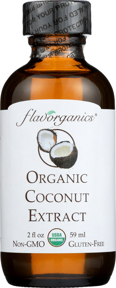 FLAVORGANICS: Extract Coconut Organic, 2 oz - Vending Business Solutions