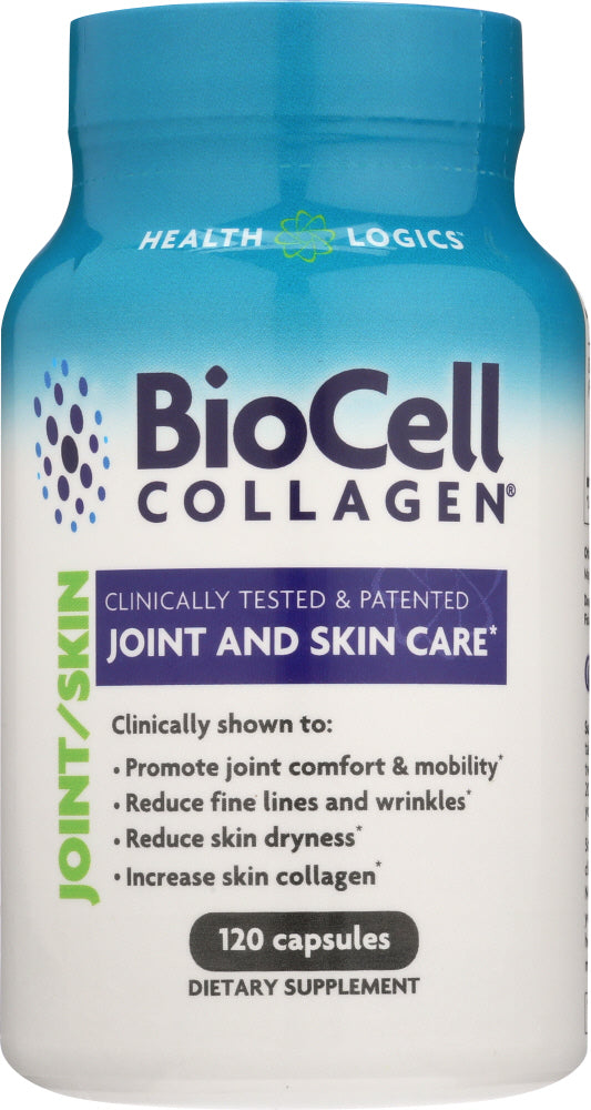 HEALTH LOGICS: Biocell Collagen, Clinically Proven & Patented, Joint And Skin Care, 120 cp - Vending Business Solutions