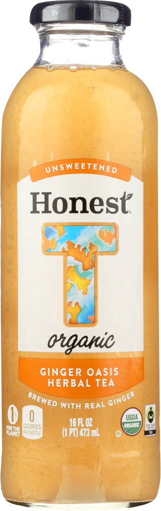 HONEST TEA: Organic Ginger Oasis Herbal Tea, 16 fo - Vending Business Solutions