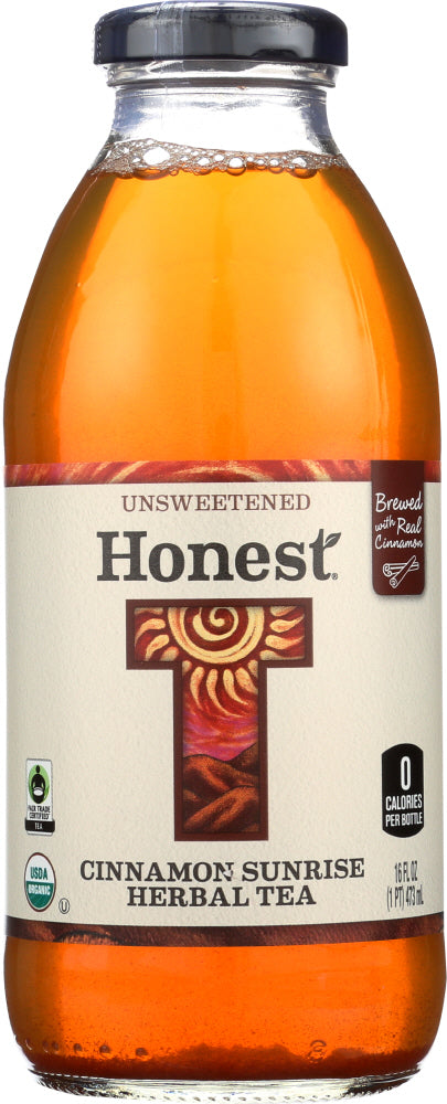 HONEST TEA: Beverages Organic Herbal Tea Unsweetened Cinnamon Sunrise, 16 oz - Vending Business Solutions