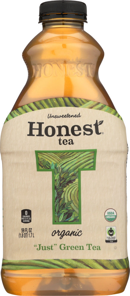 HONEST TEA: Organic Unsweetened Just Green Tea, 59 oz - Vending Business Solutions