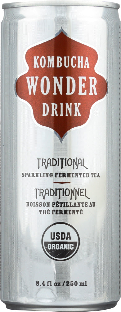 KOMBUCHA WONDER DRINK: Traditional Tea, 8.4 oz - Vending Business Solutions