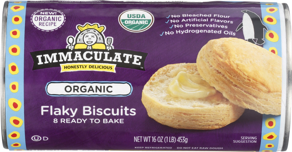 IMMACULATE BAKING: Flaky Natural Biscuits, 16 oz - Vending Business Solutions
