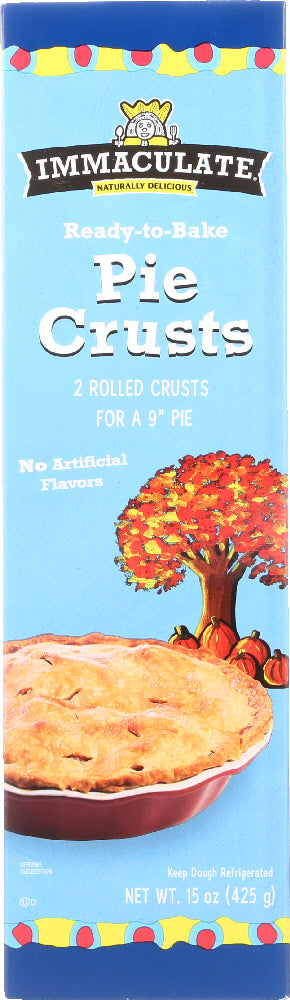 IMMACULATE: Baking Pie Crusts 9 Inch Pie, 15 oz - Vending Business Solutions