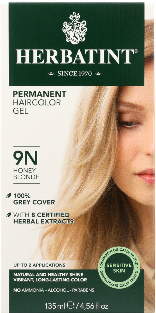 HERBATINT: Permanent Herbal Haircolor Gel 9N Honey Blonde, 4.6 Oz - Vending Business Solutions