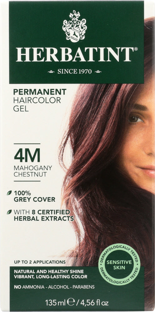 HERBATINT: Permanent Hair Color Gel 4M Mahogany Chestnut, 4.56 oz - Vending Business Solutions