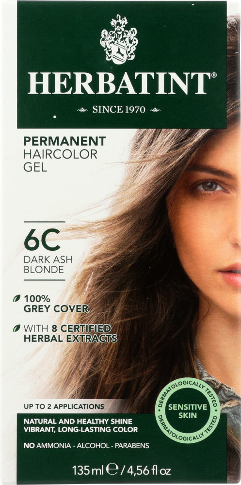 HERBATINT: Hair Color 6C Ash Blonde Dark, 4.56 oz - Vending Business Solutions