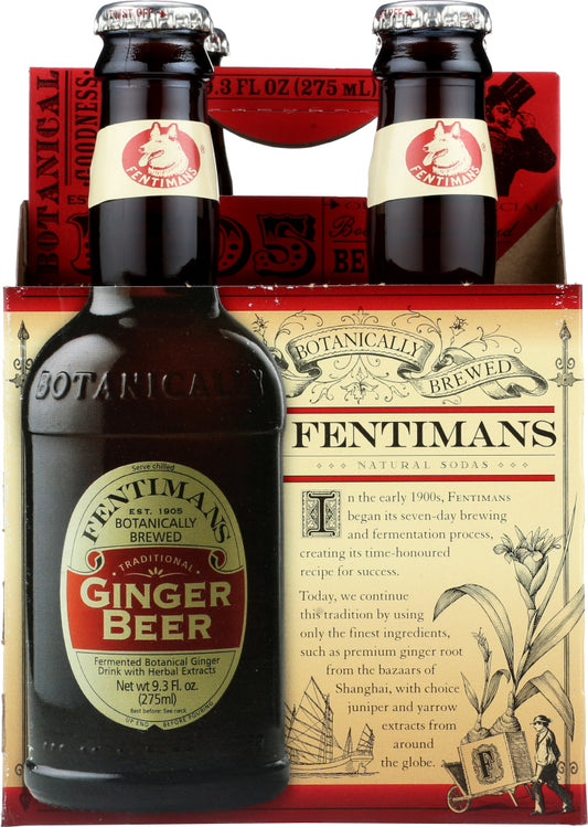 FENTIMANS: Traditional Ginger Beer 4 Count, 37.2 oz - Vending Business Solutions