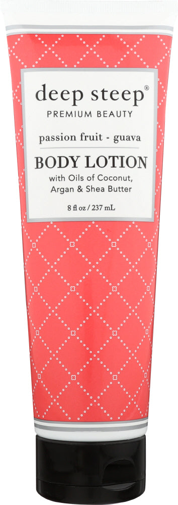 DEEP STEEP: Body Lotion Passion Fruit Guava, 8 oz - Vending Business Solutions