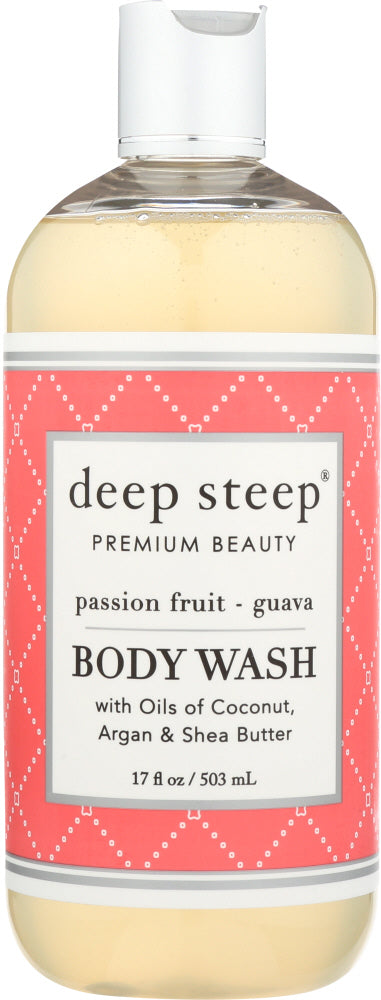 DEEP STEEP: Body Wash Passion Fruit Guava, 17 oz - Vending Business Solutions