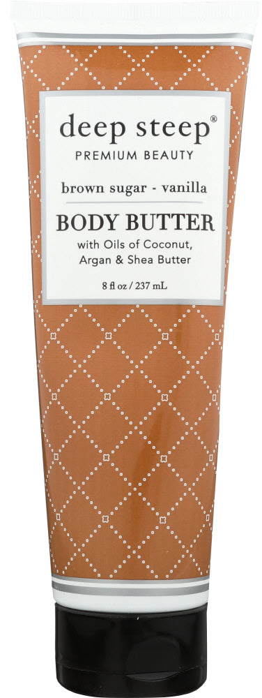 DEEP STEEP: Body Butter Brown Sugar Vanilla, 8 fo - Vending Business Solutions