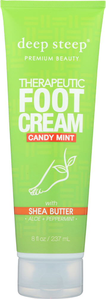 DEEP STEEP: Foot Cream Candy Mint, 8 oz - Vending Business Solutions