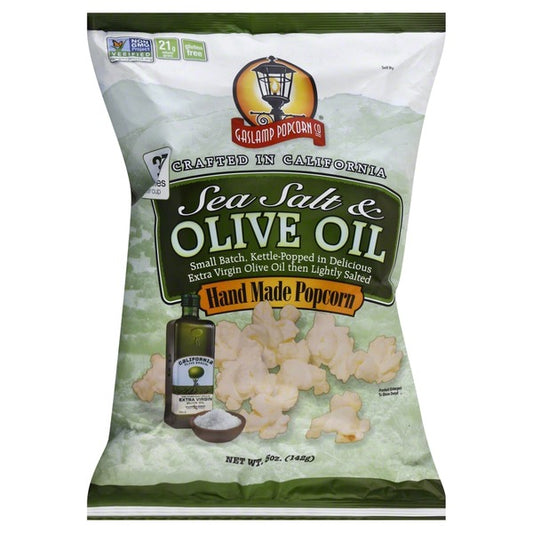 GASLAMP POPCORN: Sea Salt & Olive Oil Popcorn, 5 oz - Vending Business Solutions