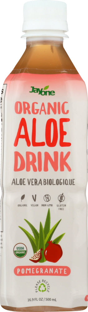 JAYONE: Pomegranate Aloe Pulp Juice with Vitamin C, 16.9 oz - Vending Business Solutions