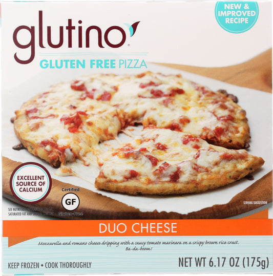 GLUTINO: Duo Cheese Pizza, 6.2 oz - Vending Business Solutions