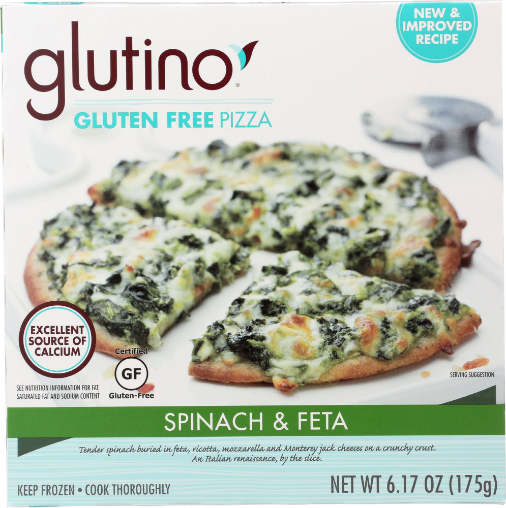 GLUTINO: Spinach and Feta Pizza, 6.2 oz - Vending Business Solutions