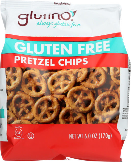 GLUTINO: Pretzel Chip, 6 oz - Vending Business Solutions