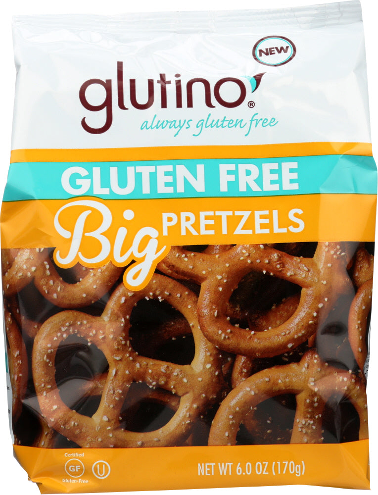 GLUTINO: Big Pretzels, 6oz - Vending Business Solutions