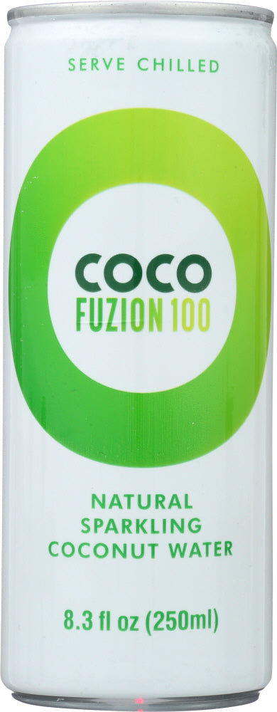 COCO FUZION 100: Natural Sparkling Coconut Water, 8.3 oz - Vending Business Solutions