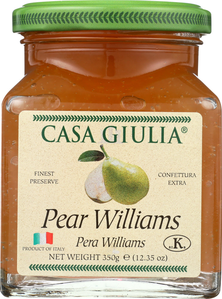 CASA GIULIA: Pear Williams Preserve, 12.35 oz - Vending Business Solutions