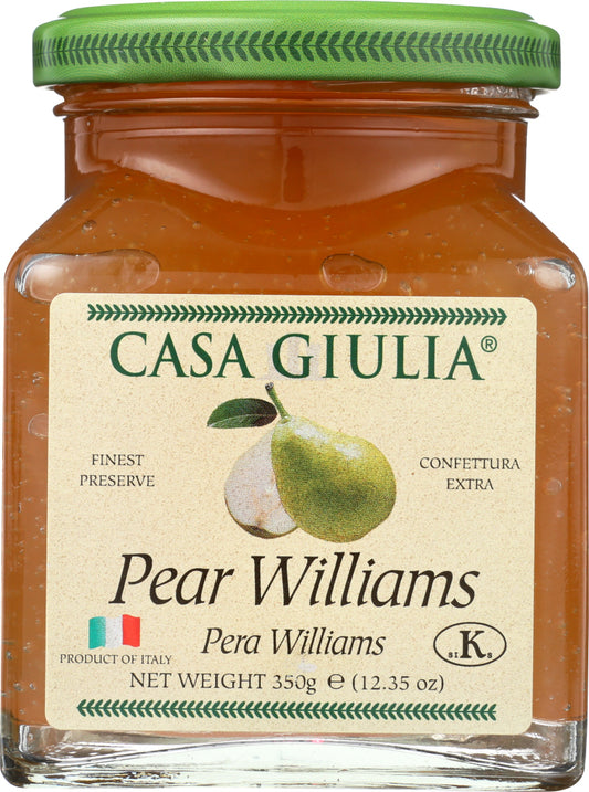 CASA GIULIA: Pear Williams Preserve, 12.35 oz - Vending Business Solutions