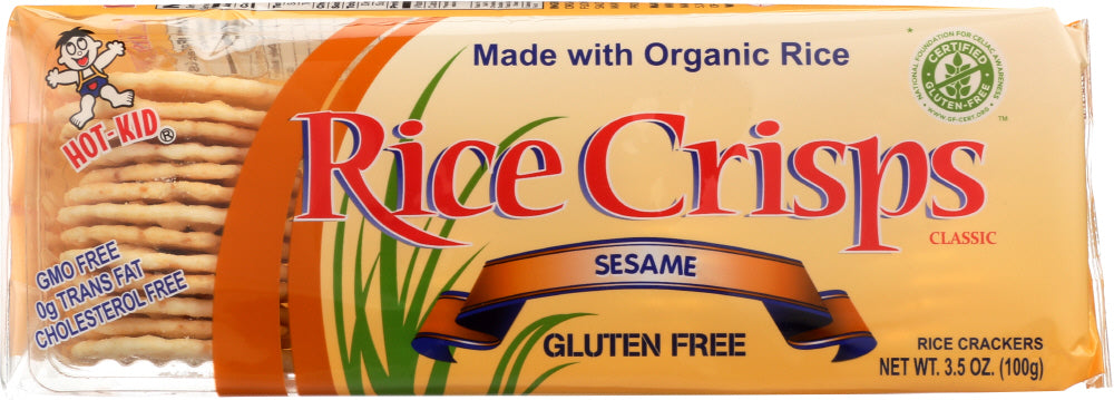 HOT KID: Crispy Rice Sesame, 3.5 oz - Vending Business Solutions