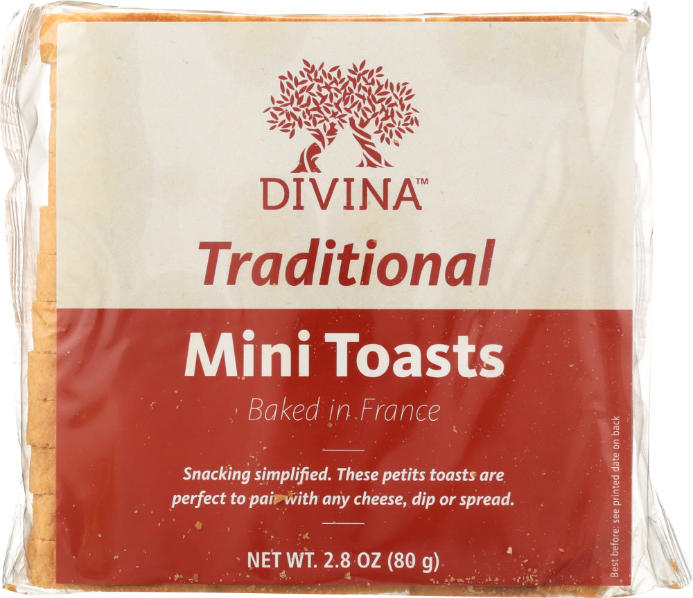 DIVINA: Mini Toasts, 2.82 oz - Vending Business Solutions