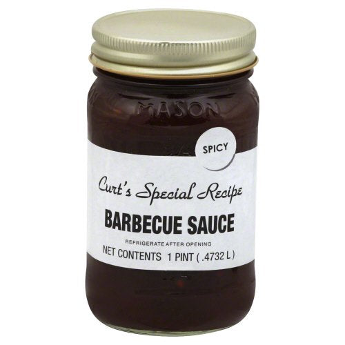 CURTS SALSA: Barbecue Sauce Spicy, 16 oz - Vending Business Solutions