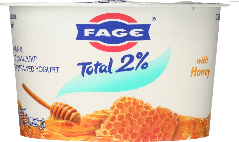 FAGE TOTAL GREEK: 2% Honey Greek Strained Yogurt, 5.3 Oz - Vending Business Solutions