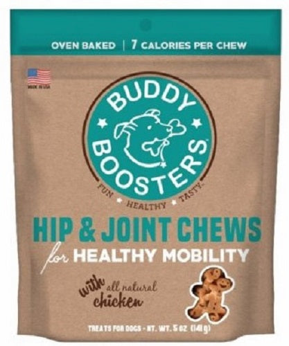 BUDDY BISCUITS: Dog Treat Hip and Joint Chews Chicken, 5 oz - Vending Business Solutions