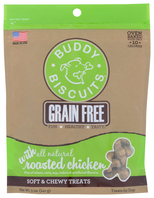 BUDDY BISCUITS: Treats Dog Soft Chewy Chicken, 5 oz - Vending Business Solutions