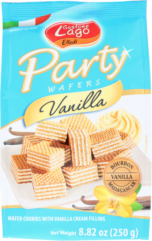 GASTONE LAGO: Vanilla Wafers Party Bag, 8.82 oz - Vending Business Solutions