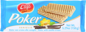 GASTONE LAGO: Cookie Vanilla Cream Wafer Poker, 5.29 oz - Vending Business Solutions