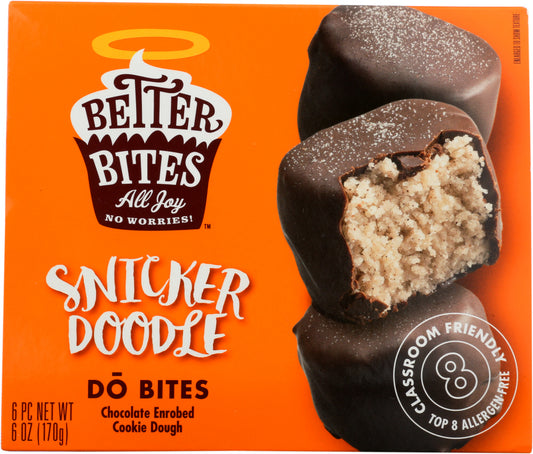 BETTER BITES: Snickerdoodle Do Bites 6-pack, 6 oz - Vending Business Solutions