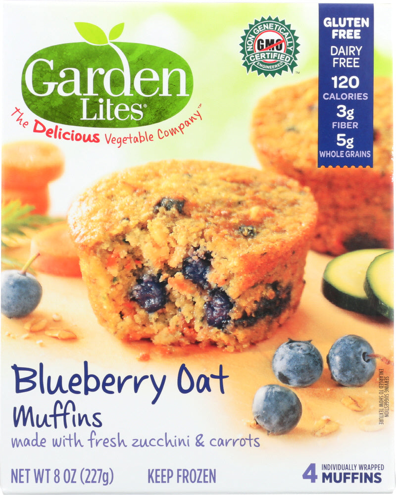 GARDEN LITES: Veggie Muffins Veggie Blueberry Oat, 8 oz - Vending Business Solutions