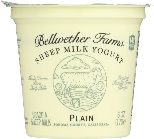BELLWETHER FARMS: Sheep Milk Yogurt Plain, 6 oz - Vending Business Solutions