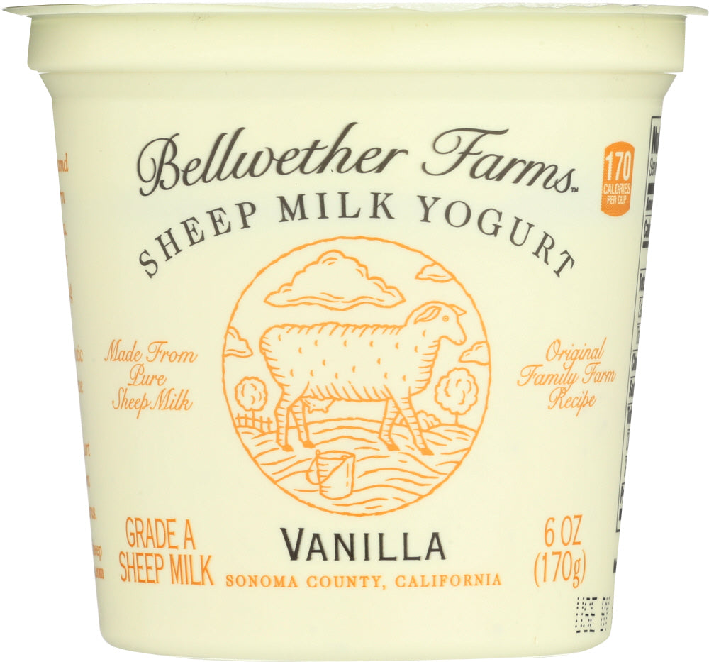 BELLWETHER FARMS: Sheep Milk Yogurt Vanilla, 6 oz - Vending Business Solutions
