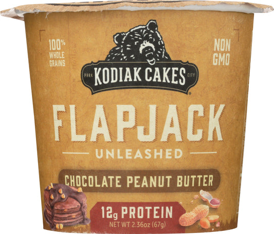 KODIAK: Mix Power Cakes Peanut Butter & Chocolate Flapjack, 2.36 oz - Vending Business Solutions