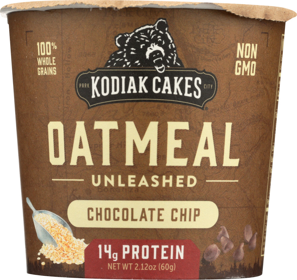 KODIAK: Oatmeal Cup Unleashed Chocolate Chip, 2.12 oz - Vending Business Solutions