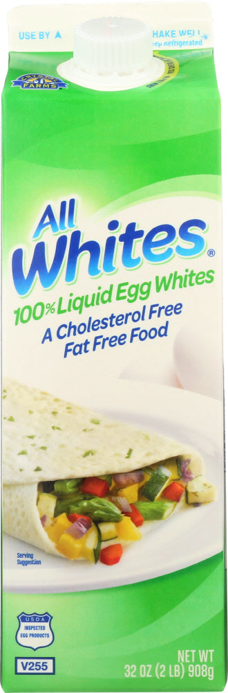 CRYSTAL FARMS: All White 100% Liquid Egg Whites, 32 oz - Vending Business Solutions