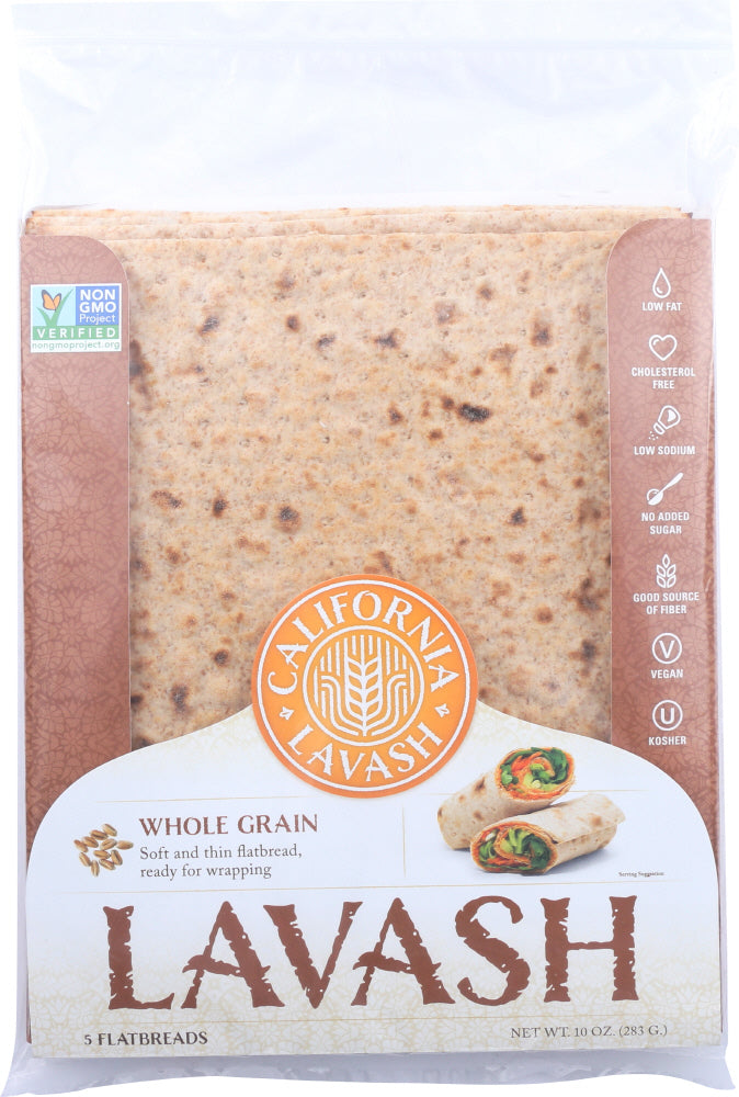 CALIFORNIA LAVASH: Whole Grain Lavash Flat Bread, 10 oz - Vending Business Solutions