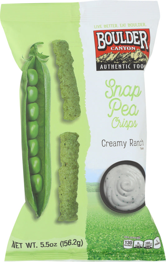 BOULDER CANYON: Crisps Pea Creamy Ranch, 5.5 oz - Vending Business Solutions