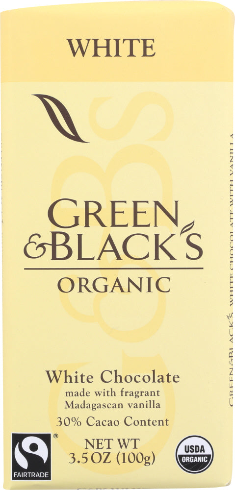 GREEN & BLACK'S: Organic White Chocolate, 3.5 oz - Vending Business Solutions