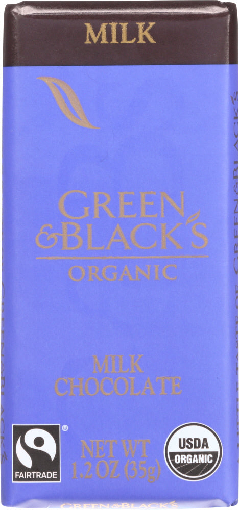 GREEN & BLACKS: Organic Milk Chocolate Bar, 1.2 oz - Vending Business Solutions