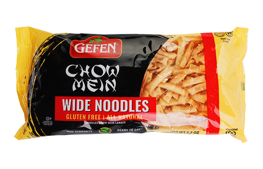 GEFEN: Gluten Free Chow Mein Noodles Wide, 7.7 oz - Vending Business Solutions