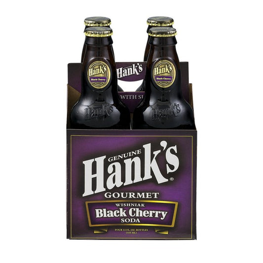 HANKS: Gourmet Soda Wishniak Black Cherry 4 Pack, 48 fo - Vending Business Solutions