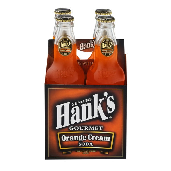 HANKS: Gourmet Soda Orange Cream 4 Pack, 48 fo - Vending Business Solutions