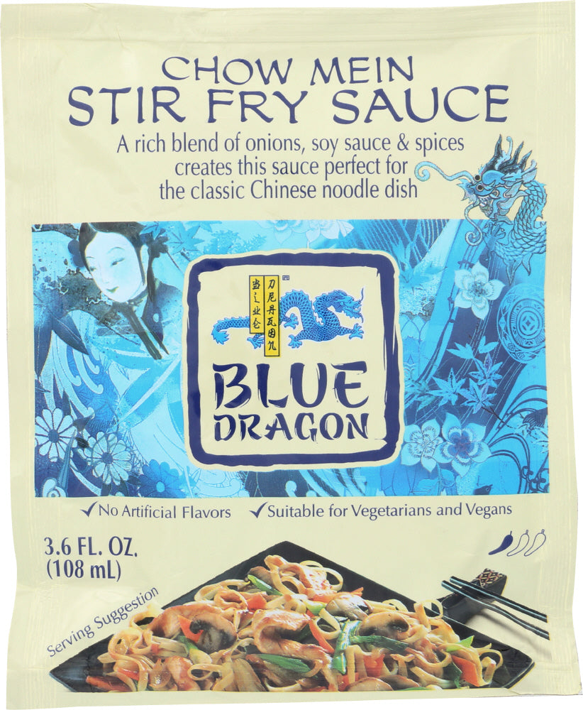 BLUE DRAGON: Chow Mein Stir Fry Sauce, 3.6 oz - Vending Business Solutions