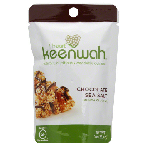I HEART KEENWAH: Quinoa Cluster Chocolate Sea Salt, 1.5 oz - Vending Business Solutions