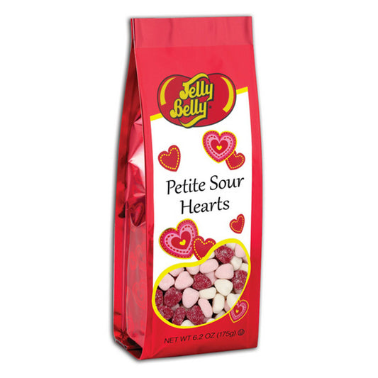 JELLY BELLY: Petite Sour Hearts Gift Bag, 6.2 oz - Vending Business Solutions